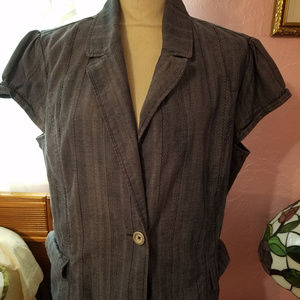 Motto Women's Blazer Career Style Blouse